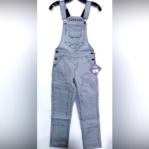 Dovetail worker women’s striped overalls 6